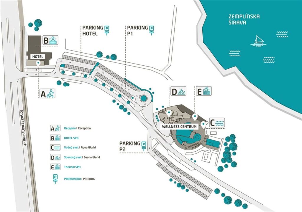 Thermal Šírava - mapa